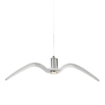 Wing Pendant Light Modern Seagull LED Metal Hanging Lamp