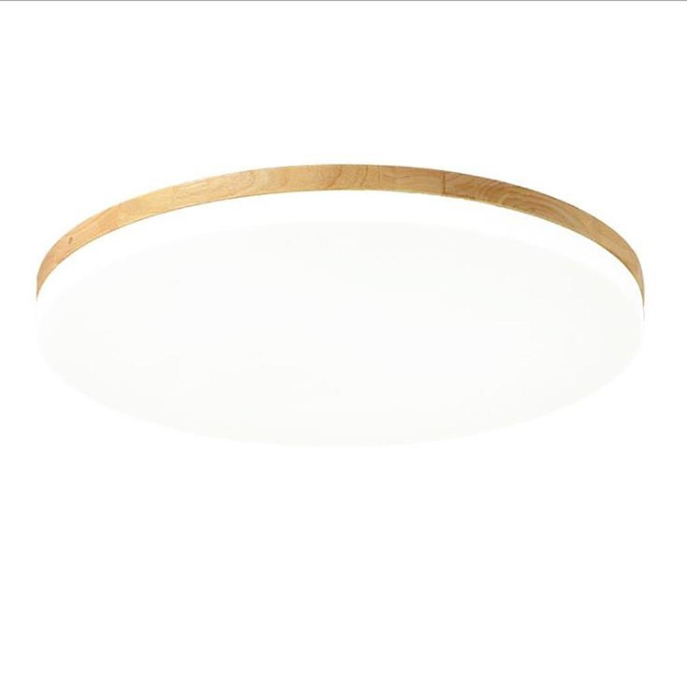 Aurelia Wood & Acrylic LED Flush Mount Ceiling Light