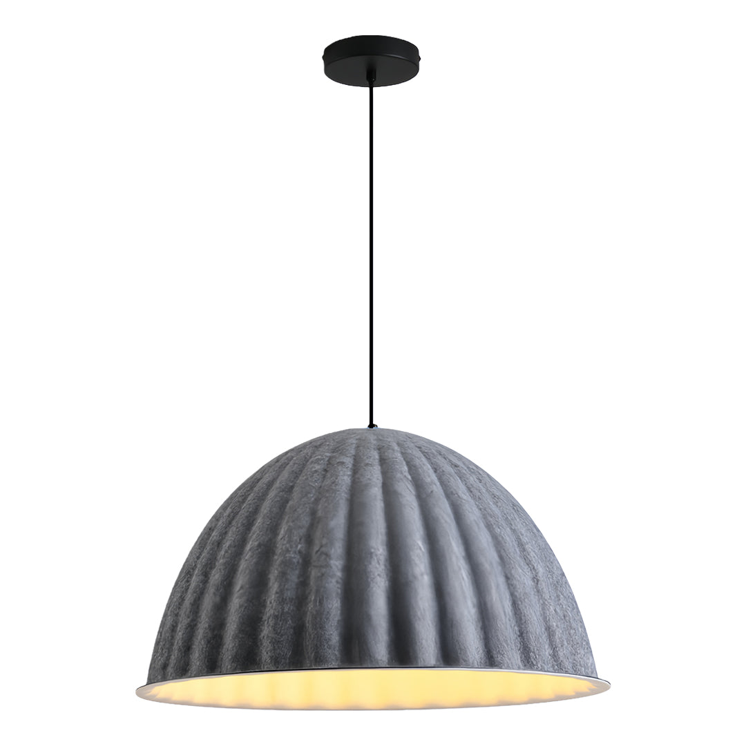 Nordic Pumpkin Felt Pendant Light with Acoustic Design