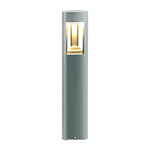 Hollow Bollard Light with Three-Sided Illumination for Modern Landscapes