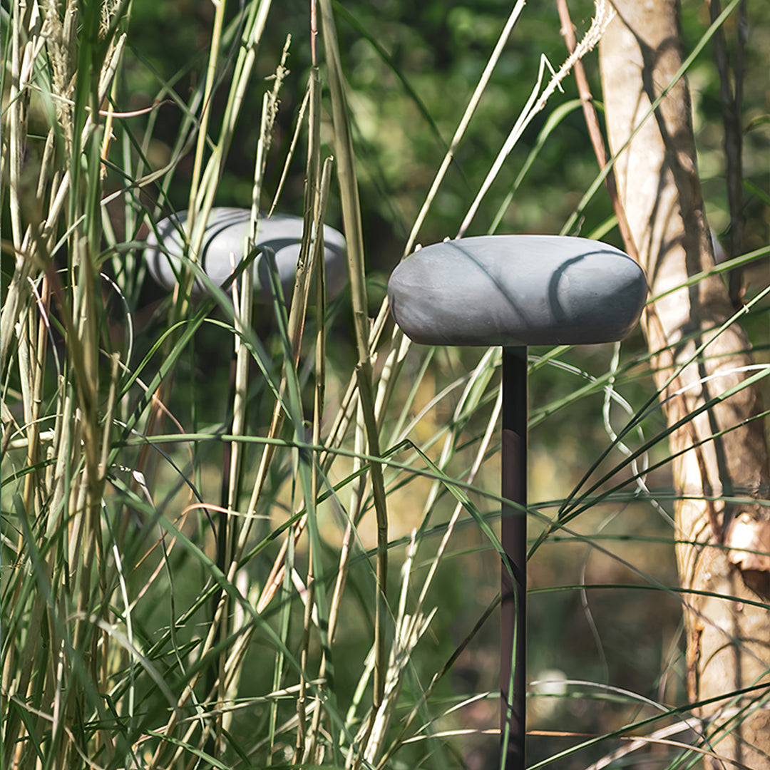 Mushroom Pathway Lights – Stainless Steel Outdoor LED Bollard in Warm White
