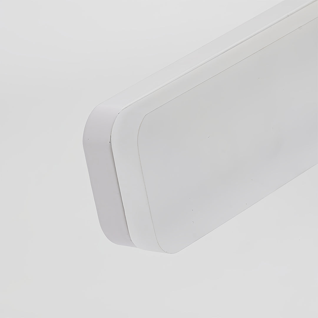 Lumina White LED Vanity Light — Minimalist Acrylic Wall Sconce for Modern Bathrooms
