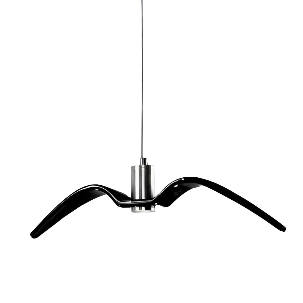 Wing Pendant Light Modern Seagull LED Metal Hanging Lamp