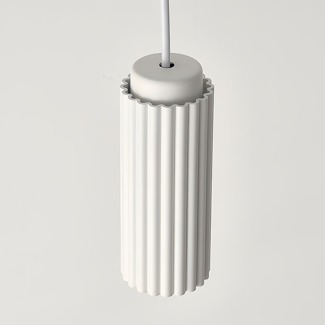 Nordic Minimalist Iron Pendant Light with Adjustable Cord, GU10