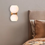 Twin Sphere Contemporary Wall Light