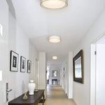 Lumina Drum LED Flush Mount Ceiling Light in Nordic Metal