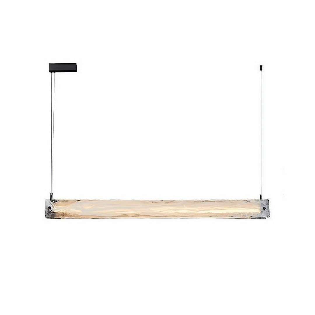 Italian Minimalist Glass Pendant Light for Kitchen Island