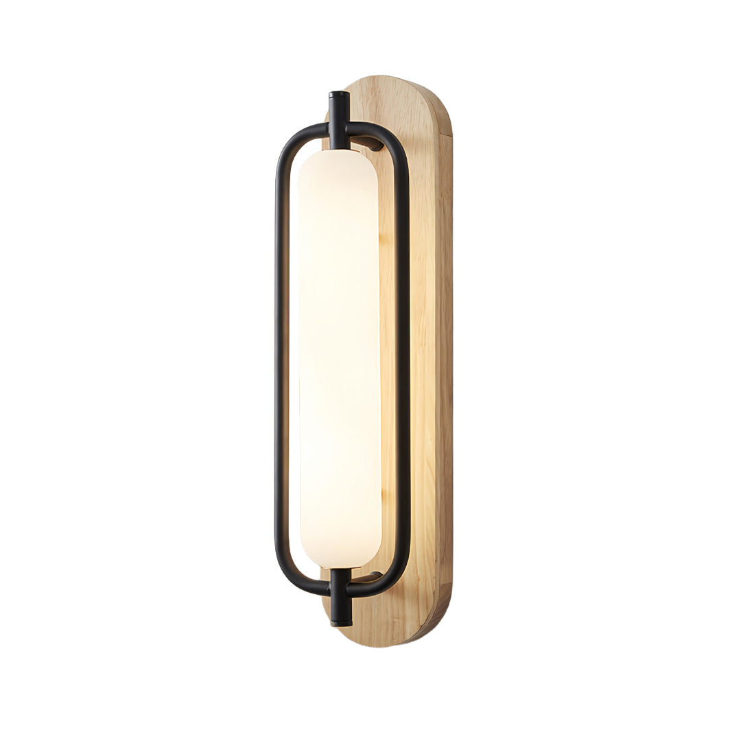 Nordic Minimalist Iron Wall Sconce with Acrylic Shade