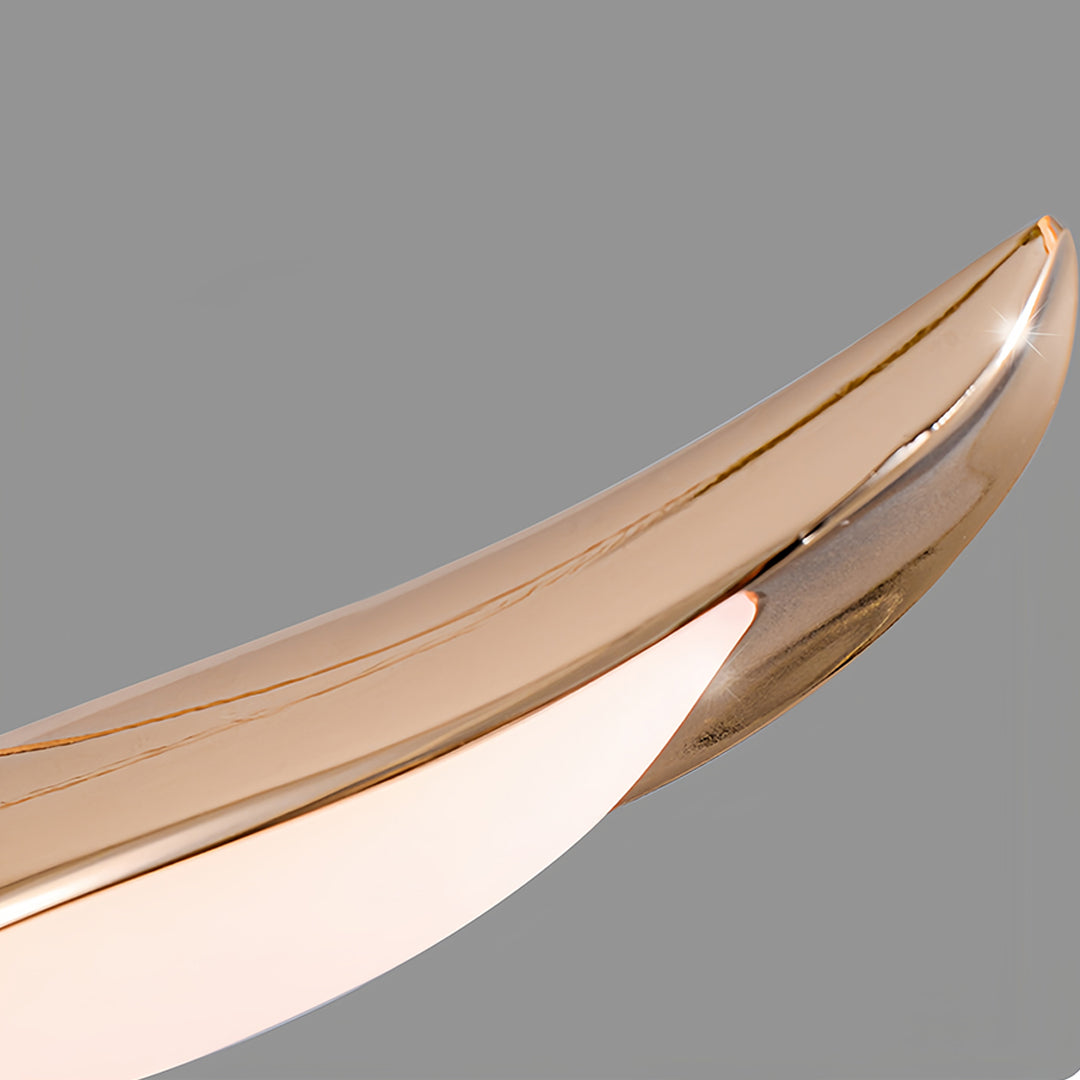 Aurelia Gull Pendant Light — Nordic LED Ceiling Lamp in Rose Gold