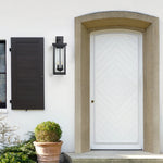 Noir Outdoor Wall Sconce — IP65 Waterproof Iron LED Lantern for Courtyard & Entryway