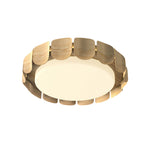 Nordic Wood Flush Mount Ceiling Light with Full Spectrum LED