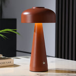 Mushroom Table Lamp with Touch Dimming, Portable LED Accent Light
