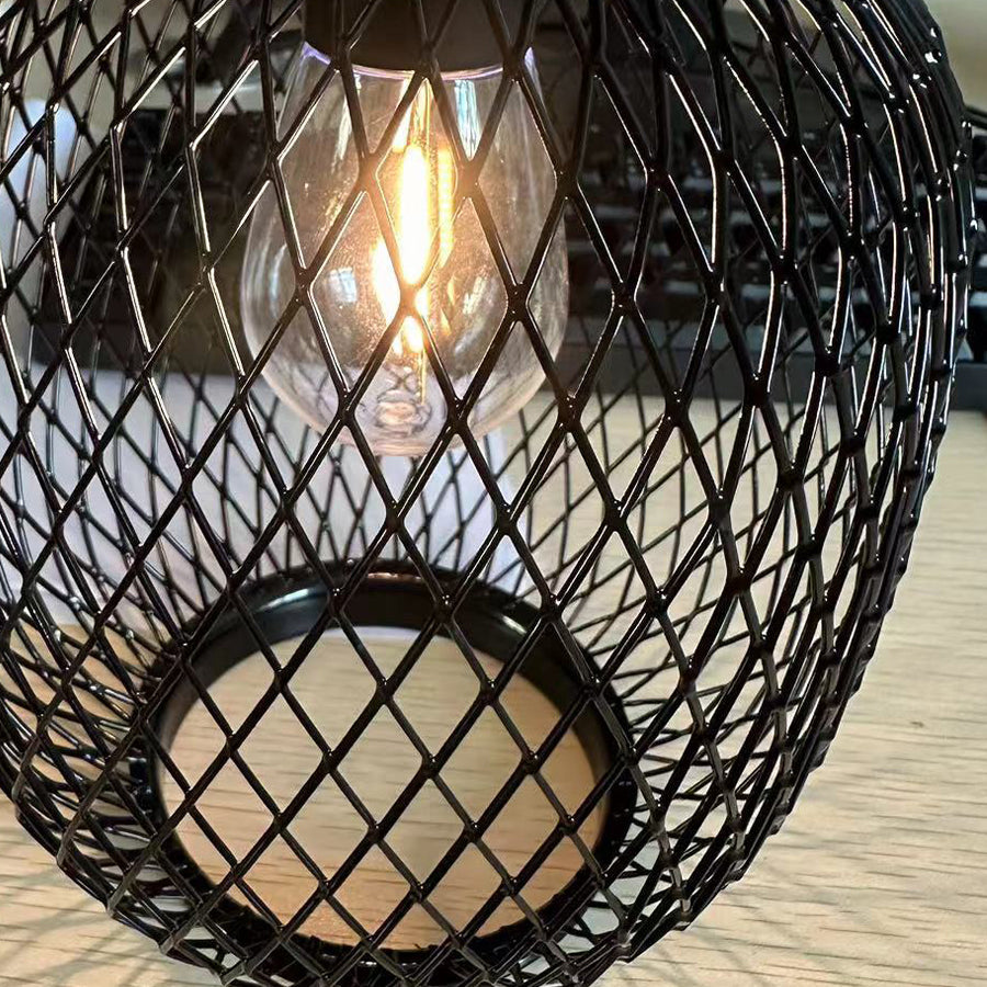 Solar-Powered Iron Lantern Hanging Lights for Outdoor Ambiance