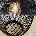 Solar-Powered Iron Lantern Hanging Lights for Outdoor Ambiance