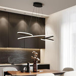 Vintage Led Ribbon Twist Chandelier
