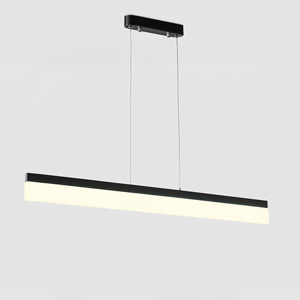 Linear LED Pendant Light in Aluminum and Acrylic for Modern Interiors
