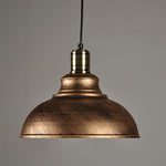Semi Globe Metal LED Pendant Light with Adjustable Cord for Modern Interiors