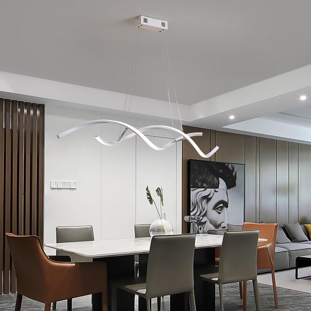 Wave Design Modern Pendant Lighting Minimalist Ceiling Light For Elegant Interiors