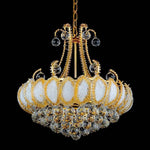 8 Light Modern Gold Silver Vintage Crystal Chandeliers For Living Room