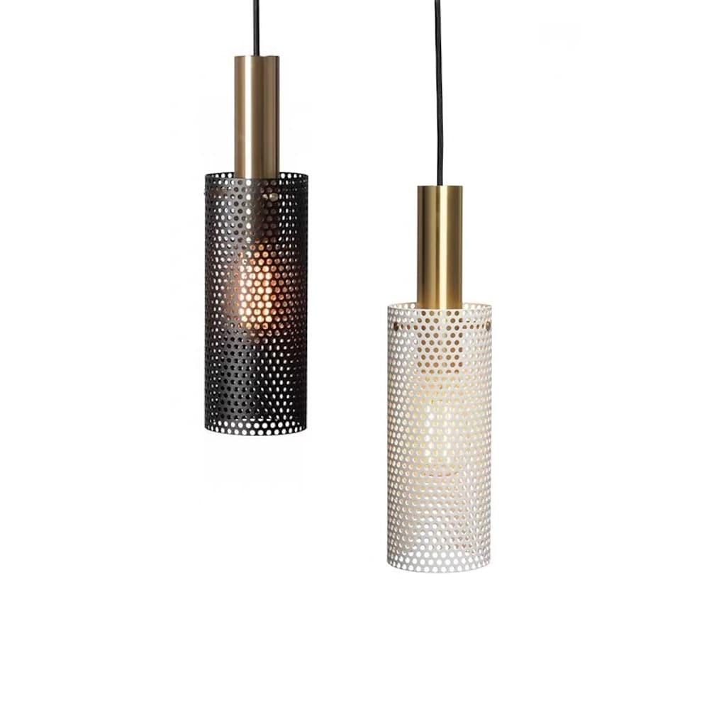 Modern Cylinder LED Pendant Light with Adjustable Cord for Dining and Bedroom