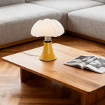 Italian Bauhaus Table Lamp in Iron with LED Warm Light