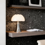 Italian Bauhaus Table Lamp in Iron with LED Warm Light