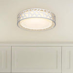 Lumina Drum LED Flush Mount Ceiling Light in Nordic Metal