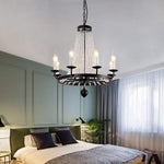 Empire Wagon Wheel Chandelier 8 10 12 Candle Lights 20 Adjustable Chain Crystal Accents