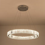 Luxury 1 Light Ring Shaped Wagon Wheel Chandelier In Gold Finish