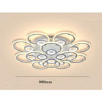 Lumen Ring Flush Mount LED Ceiling Light in White Metal