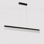 Linear LED Pendant Light in Aluminum and Acrylic for Modern Interiors