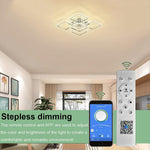 Lumina Square LED Flush Mount Ceiling Light – Modern Minimalist Ambient Illumination