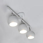 3 Light Bowled Metal Semi Flush Mount Ceiling Light Modern Bright